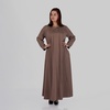 Вільна сукня максі А-силуету з віскози IREN (Какао)