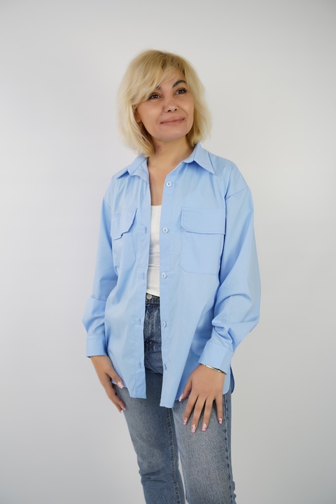 Жіноча сорочка Verge (Блакитний)