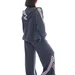 Спортивный костюм plus size с капюшоном, кофта + джоггеры, тринитка-диагональ — фото 2 (75x75)