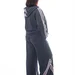 Спортивный костюм plus size с капюшоном, кофта + джоггеры, тринитка-диагональ — фото 7 (75x75)