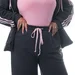 Спортивный костюм plus size с капюшоном, кофта + джоггеры, тринитка-диагональ — фото 10 (75x75)
