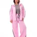 Спортивный костюм plus size с капюшоном, кофта + джоггеры, тринитка-диагональ — фото 9 (75x75)