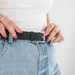ANTARES eco-suede belt 30 mm (Black) — photo 1 (75x75)