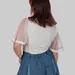 women's plus size maxi trouser skirt with box pleats and a high rise — photo 6 (75x75)