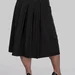 women's plus size pleated high-waisted midi skirt — photo 4 (75x75)