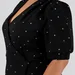 Polka Dot Wrap Dress with Slit — photo 7 (75x75)