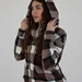 Жіноче флісове худі на блискавці FleeceCell (Коричневе) — фото 5 (75x75)