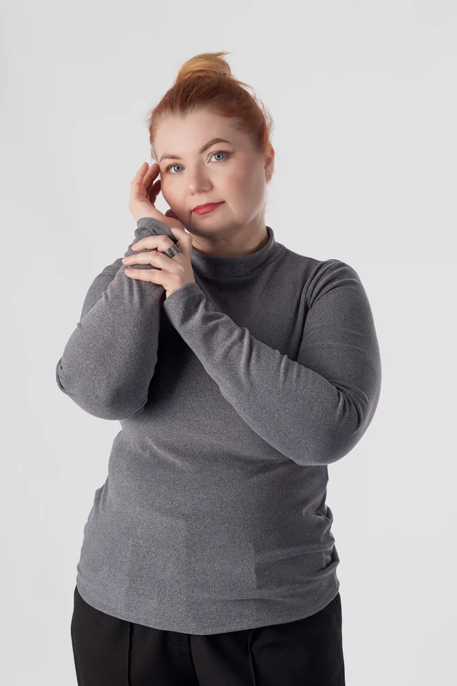 Гольф з начосом HugFlex (графітовий) — фото 9 (665x998)