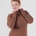 Гольф з начосом HugFlex (коричневий) — фото 1 (75x75)