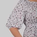 Жіноча літня сукня максі plus size зі штапелю з відкритими плечима, поясом і квітковим принтом MIREYA (білий) — фото 6 (75x75)