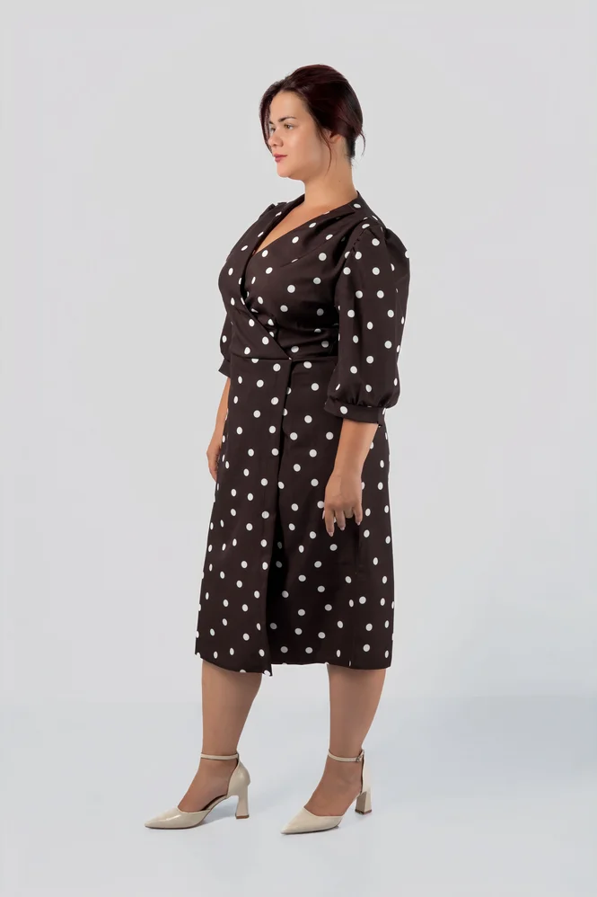 Polka Dot Wrap Dress — photo 4 (665x998)