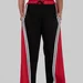 Жіночі штани з контрастними вставками та лампасами плюс сайз Sabina (червоний) — фото 8 (75x75)