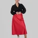 women's plus size silk midi skirt — photo 2 (75x75)