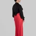 women's plus size silk midi skirt — photo 3 (75x75)