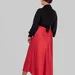 women's plus size silk midi skirt — photo 6 (75x75)