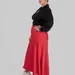 women's plus size silk midi skirt — photo 7 (75x75)