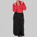 women's plus size silk midi skirt — photo 3 (75x75)