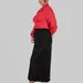women's plus size silk midi skirt — photo 6 (75x75)