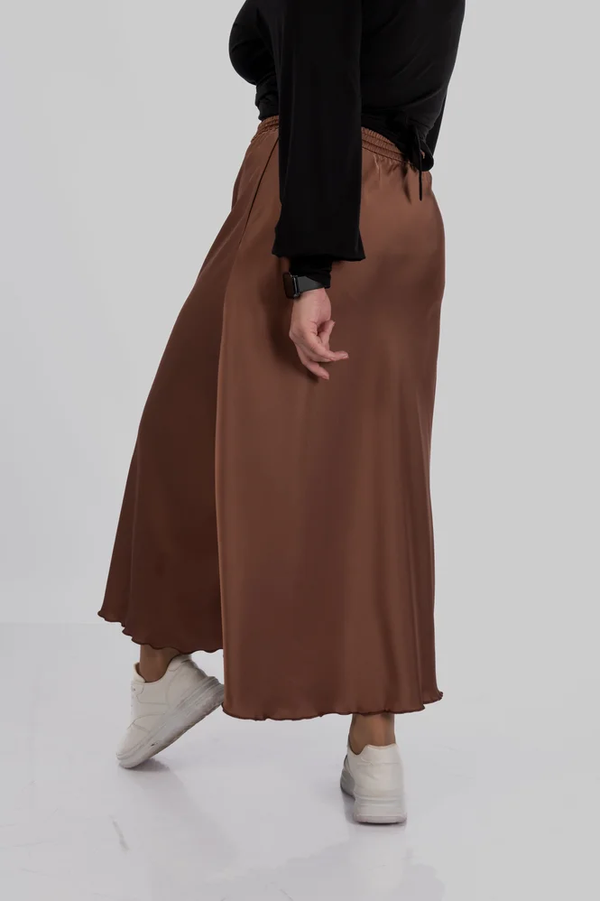 women's plus size silk midi skirt — photo 12 (665x998)