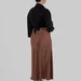 women's plus size silk midi skirt — photo 6 (75x75)