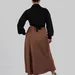 women's plus size silk midi skirt — photo 7 (75x75)
