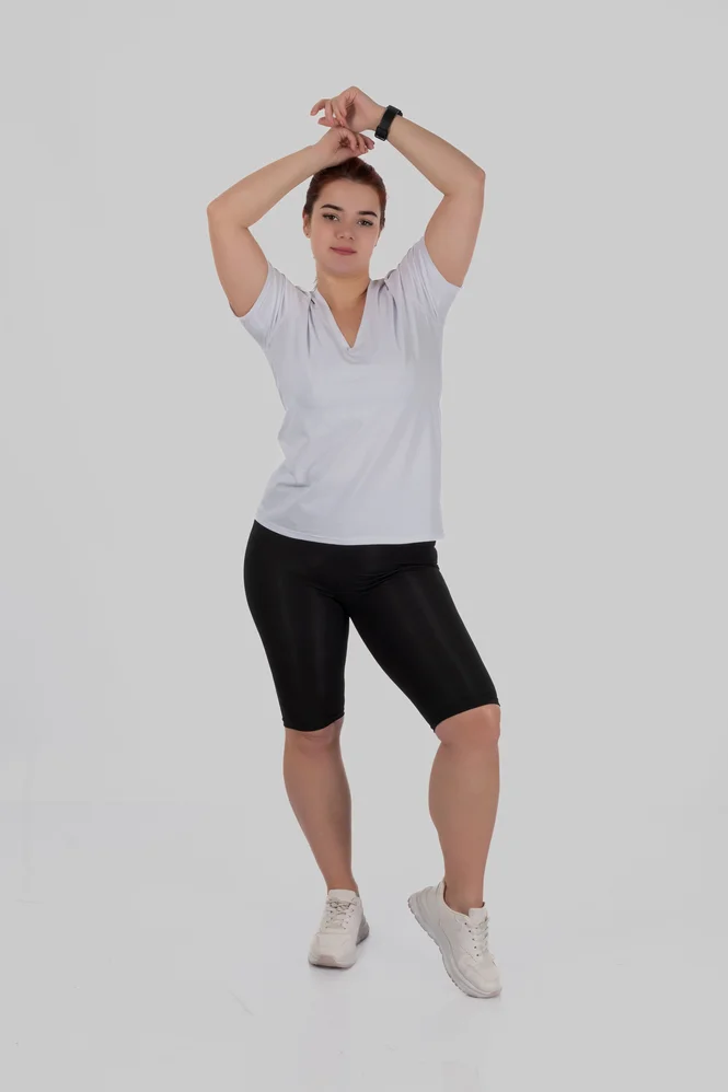 Велосипедки з утяжкою з матового біфлексу SMOOTHFLEX (чорний) — фото 5 (665x998)