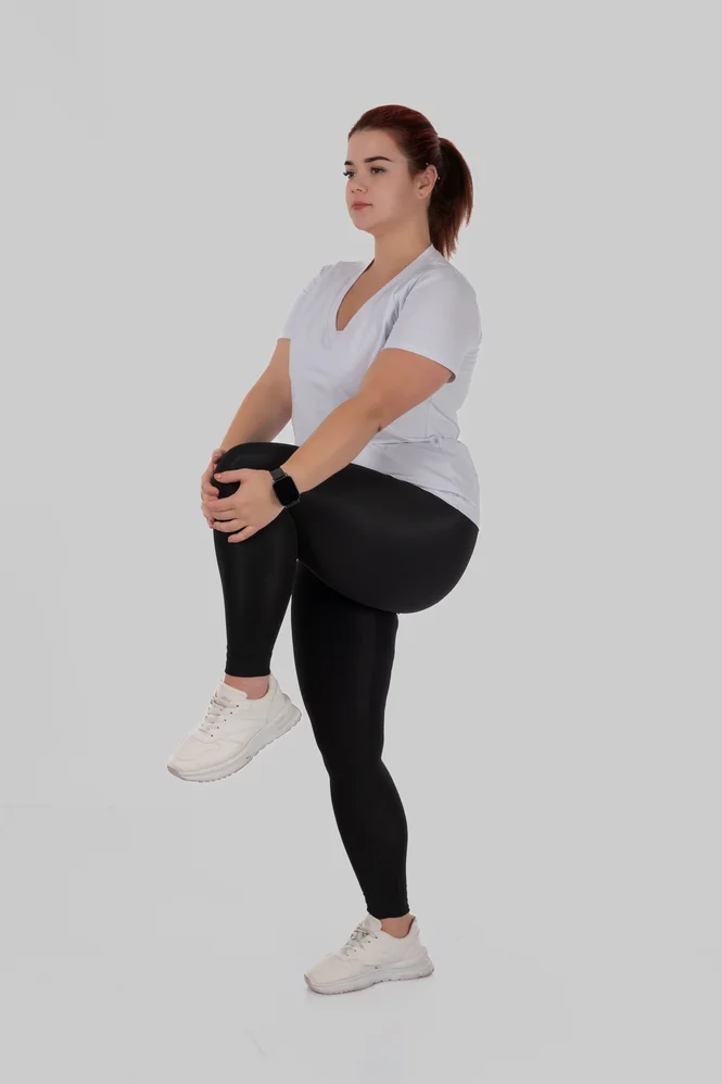 Легінси з матового біфлексу з ефектом утяжки SmoothFlex (чорний) — фото 9 (665x998)