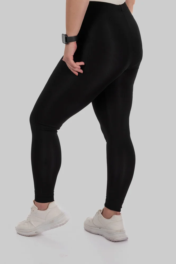Легінси з матового біфлексу з ефектом утяжки SmoothFlex (чорний) — фото 3 (665x998)