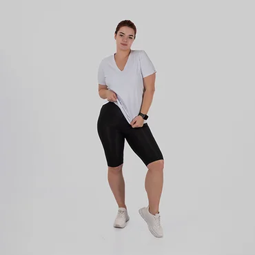 Велосипедки з утяжкою з матового біфлексу SMOOTHFLEX (чорний)
