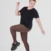 Легінси з матового біфлексу з ефектом утяжки SmoothFlex (коричневий) — фото 1 (75x75)