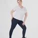 Легінси з матового біфлексу з ефектом утяжки SmoothFlex (темно-синій) — фото 6 (75x75)
