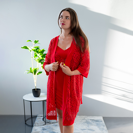 Nightgown & Robe Set