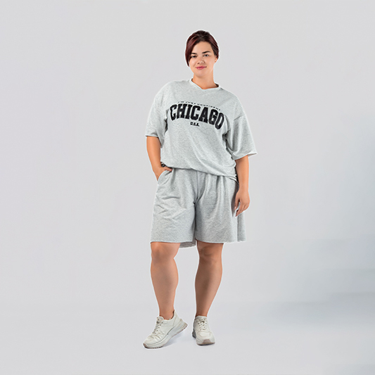Oversized T-Shirt & Shorts Set