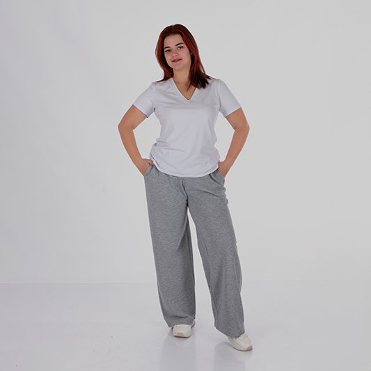 Жіночі спортивні штани CrossWaist (Світлий меланж)